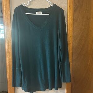 Maurice’s 0X V-Neck green Sweater